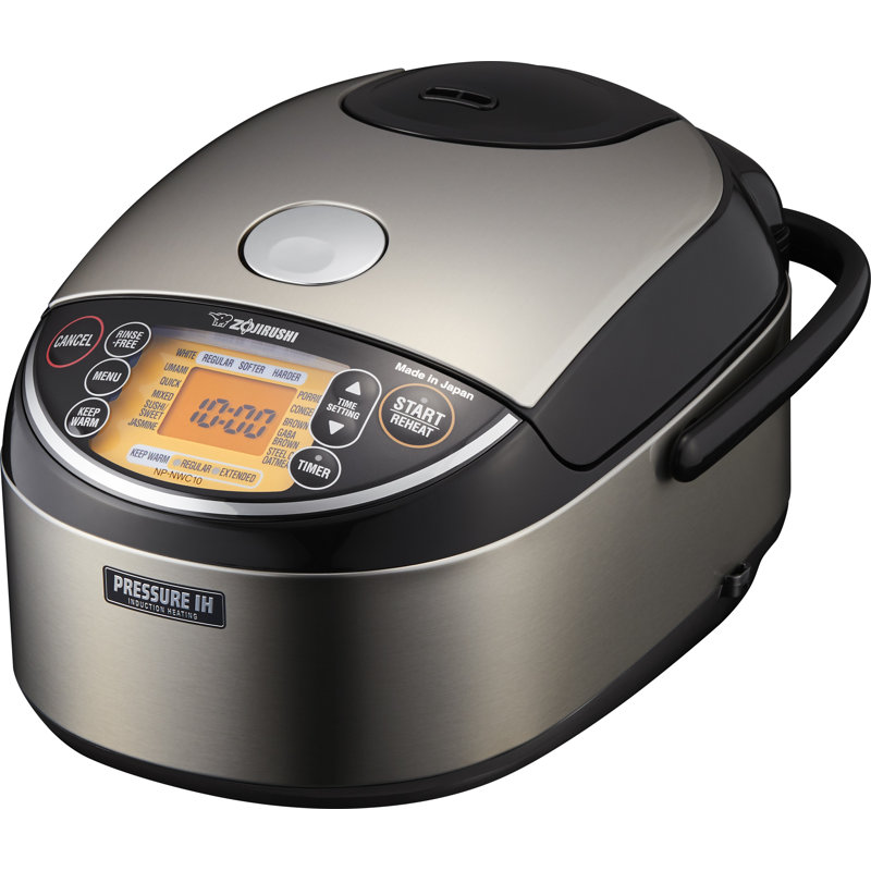 Zojirushi Pressure Induction Heating Rice Cooker & Warmer, Stainless